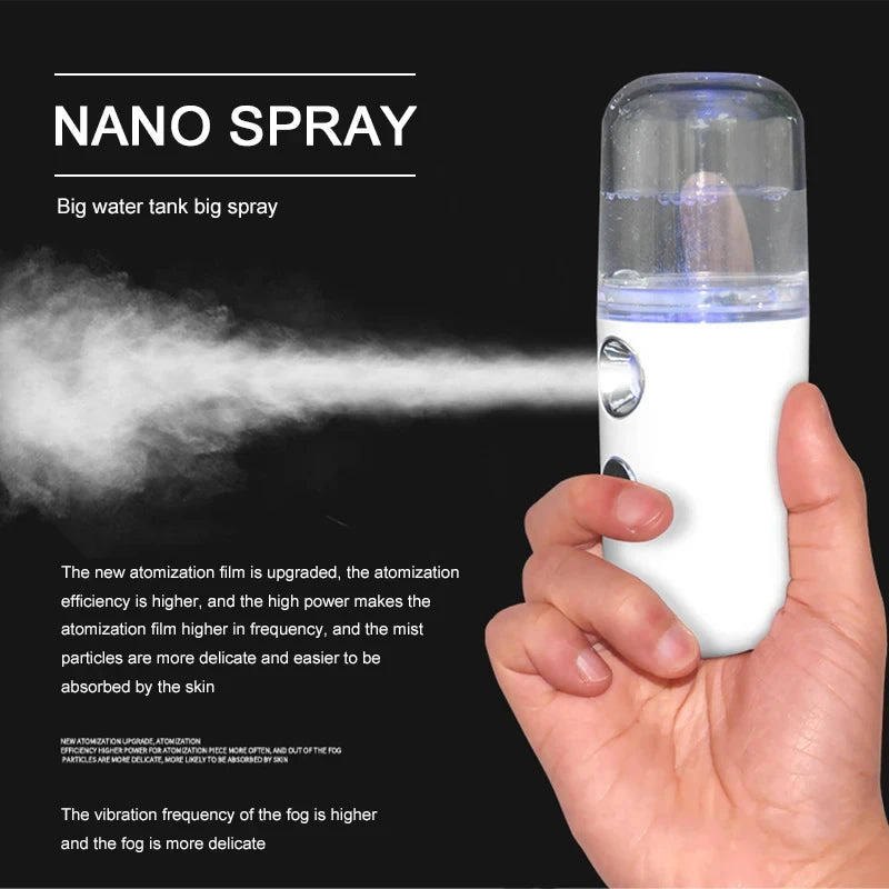GlowPulse HydroMist Nano Sprayer